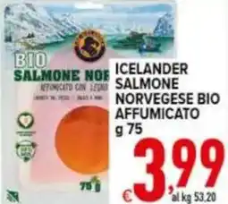Iper Triscount Icelander salmone norvegese bio affumicato offerta