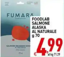 Iper Triscount Foodlab salmone alaska al naturale offerta