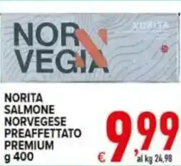 Iper Triscount Norita salmone norvegese preaffettato premium offerta