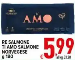Iper Triscount Re salmone ti amo salmone norvegese offerta