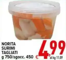 Iper Triscount Norita surimi tagliati offerta