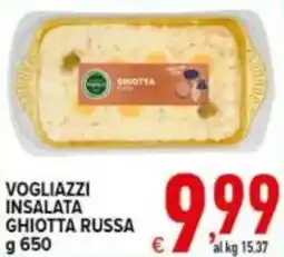 Iper Triscount Vogliazzi insalata ghiotta russa offerta