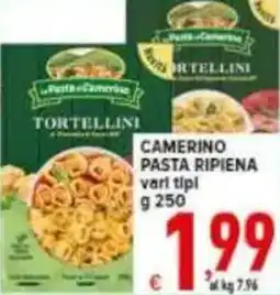 Iper Triscount Camerino pasta ripiena offerta