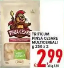 Iper Triscount Triticum pinsa cesare multicereali offerta