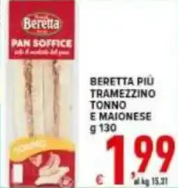 Iper Triscount Beretta più tramezzino tonno e maionese offerta