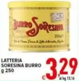 Iper Triscount Latteria soresina burro offerta