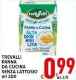 Iper Triscount Trevalli panna da cucina senza lattosio offerta