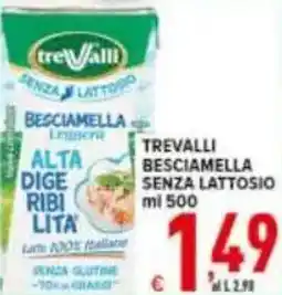 Iper Triscount Trevalli besciamella senza lattosio offerta