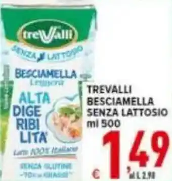 Iper Triscount Trevalli besciamella senza lattosio offerta
