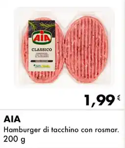 Iper Tosano ΑΙΑ Hamburger di tacchino con rosmar. offerta