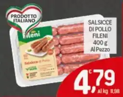 Crai Salsicce di pollo FILENI offerta