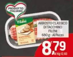 Crai Arrosto classico di tacchino FILENI offerta