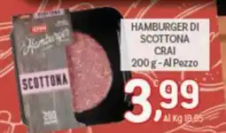 Crai Hamburger di scottona CRAI offerta