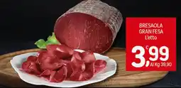 Crai Bresaola gran fesa offerta