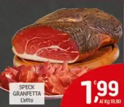 Crai Speck granfetta offerta