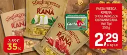 Crai Pasta fresca ripiena sfogliagrezza GIOVANNI RANA offerta