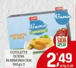 Crai Cotolette di soia in armonia CRAI offerta