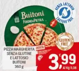 Crai Pizza margherita senza glutine e lattosio BUITONI offerta