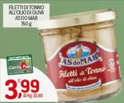 Crai Filetti di tonno all'olio di oliva AS DO MAR offerta