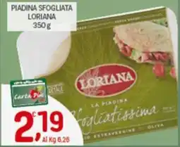 Crai Piadina sfogliata LORIANA offerta