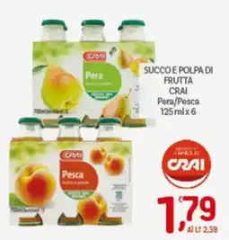 Crai Succo e polpa di frutta CRAI offerta