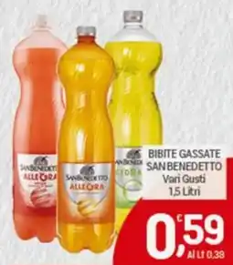 Crai Bibite gassate SAN BENEDETTO offerta
