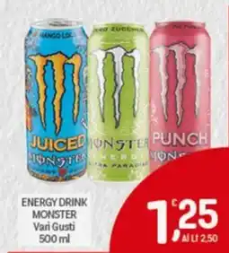 Crai Energy drink MONSTER offerta