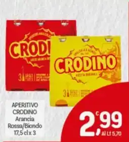 Crai APERITIVO CRODINO Arancia Rossa/Biondo offerta