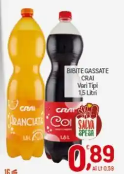 Crai Bibite gassate CRAI offerta