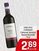 Crai Vino doc CORNARO offerta