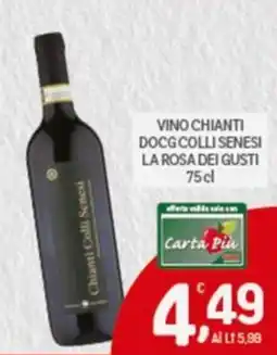 Crai Vino chianti docg colli senesi LA ROSA DEI GUSTI offerta