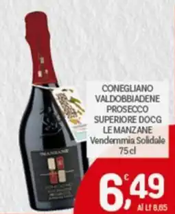Crai Conegliano valdobbiadene prosecco superiore docg le manzane offerta
