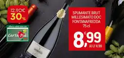 Crai Spumante brut millesimato doc FONTANAFREDDA offerta
