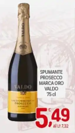 Crai Spumante prosecco marca oro VALDO offerta