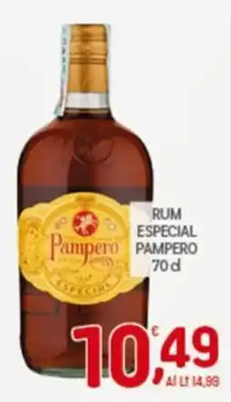 Crai Rum especial PAMPERO offerta