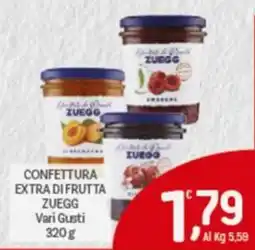 Crai Confettura extra di frutta ZUEGG offerta