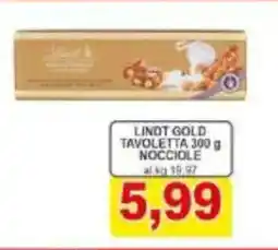 Pewex Lindt gold tavoletta nocciole offerta