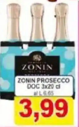 Pewex Zonin prosecco DOC offerta
