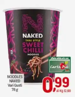 Crai Noodles naked offerta