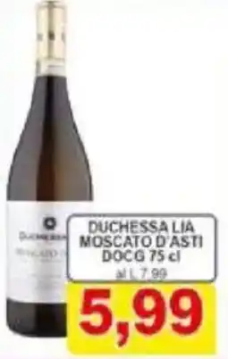 Pewex Duchessa lia moscato d'asti DOCG offerta