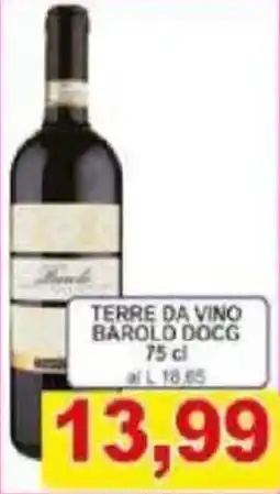 Pewex Terre da vino barolo DOCG offerta