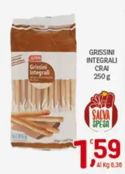 Crai Grissini integrali CRAI offerta