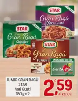 Crai Il mio gran ragu STAR offerta