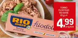 Crai Tonno filod'olio RIO MARE offerta