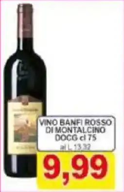 Pewex Vino banfi rosso di montalcino DOCG offerta