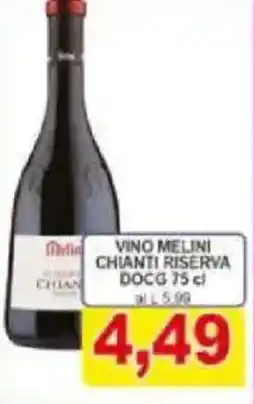 Pewex Vino melini chianti riserva DOCG offerta