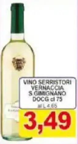 Pewex Vino serristori vernaccia s gimignano DOCG offerta