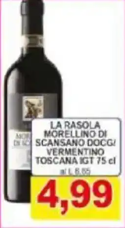 Pewex La rasola morellino di scansano docg! vermentino toscana IGT offerta