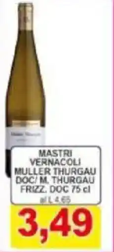 Pewex Mastri vernacoli muller thurgau doc/m. thurgau frizz. DOC offerta