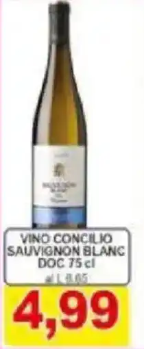Pewex Vino concilio sauvignon blanc DOC offerta